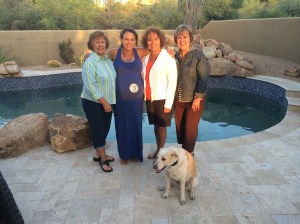 39 weeks with Aunties and Momma