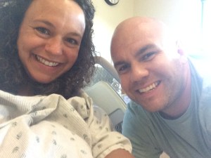 Smiles before contractions started