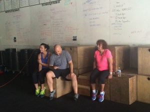 Hadar, Chad and Momma watch