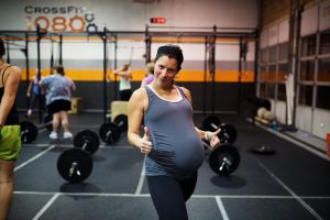 Allie is CrossFit 1080's designated photographer, so she's rarely in front of the camera. Isn't she darling!?